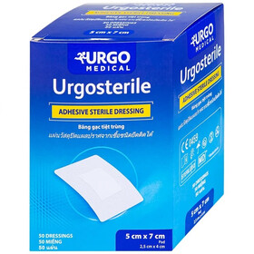 Băng dán Urgo Sterile Hộp 50 miếng (5cm x 7cm)