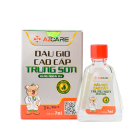 Dầu gió cao cấp Trung Sơn hỗ trợ giảm đau nhức, đau đầu, cảm cúm (7ml)