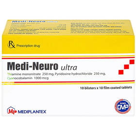 Thuốc Medi-Neuro Ultra Mediplantex điều trị rối loạn thần kinh (10 vỉ x 10 viên)
