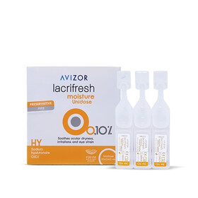 Dung dịch nhỏ mắt Avizor Lacrifresh 0,10% giảm dịu ngứa mắt, khô và mỏi mắt (20 ống)
