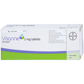 Thuốc điều trị lạc nội mạc tử cung Visanne 2mg (2 vỉ x 14 viên)