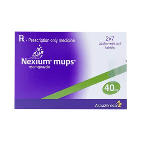 Thuốc Nexium Mups 40mg điều trị trào ngược dạ dày (2 vỉ x 7 viên)