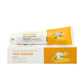 Kem đánh răng dược liệu Thái Dương hỗ trợ làm sạch mảng bám và vết ố vàng (100g)