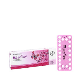 Thuốc tránh thai hàng ngày Mercilon (1 vỉ x 21 viên)