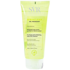 Gel rửa mặt SVR Sebiaclear Gel Moussant loại bỏ bụi bẩn, bả nhờn (200ml)