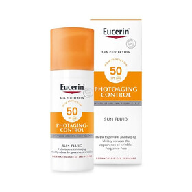 Kem chống nắng EUCERIN Sun Fluid Photoaging Control SPF50 ngăn ngừa lão hóa (50ml)