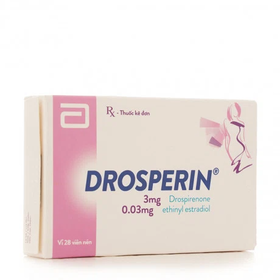 Thuốc tránh thai hằng ngày Drosperin (1 vỉ x 28 viên)