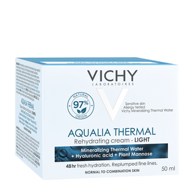 Kem dưỡng ẩm Vichy Aqualia Thermal Rehydrating Cream-Light cung cấp nước cho da (50ml)