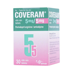 Thuốc Coveram 5mg/5mg điều trị tăng huyết áp (30 viên)
