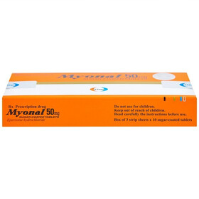 Thuốc Myonal 50mg Eisai cải thiện các triệu chứng tăng trương lực cơ (3 vỉ x 10 viên)