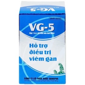 Thuốc VG-5 hỗ trợ điều trị viêm gan (40 viên)