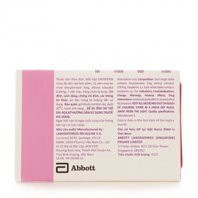 Thuốc tránh thai hằng ngày Drosperin (1 vỉ x 28 viên)