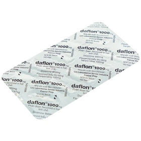 Thuốc Daflon 1000mg Servier điều trị triệu chứng thực thể liên quan đến trĩ (3 vỉ x 10 viên)