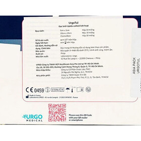 Gạc lưới vô trùng chống dính UrgoTul hỗ trợ băng vết thương 15cm x 20cm (10 miếng)