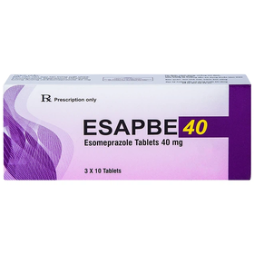 Thuốc Esapbe 40mg điều trị trào ngược dạ dày (3 vỉ x 10 viên)