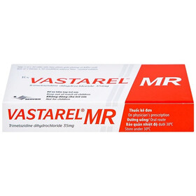Thuốc Vastarel MR 35mg điều trị đau thắt ngực (2 vỉ x 30 viên)