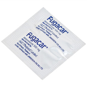 Thuốc Fugacar (500mg) không hương vị, điều trị nhiễm một hay nhiều loại giun đường ruột (1 viên)