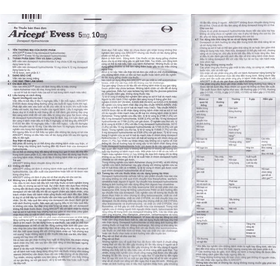 Thuốc Aricept Evess 5mg điều trị Alzheimer, sa sút trí tuệ (2 vỉ x 14 viên)