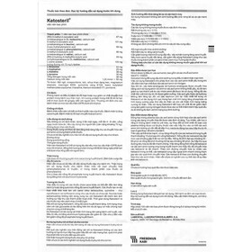 Thuốc Ketosteril phòng ngừa và điều trị suy thận mạn (5 vỉ x 20 viên)