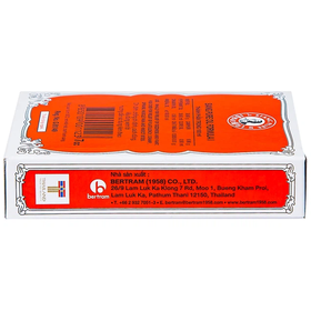 Dầu gió Thái Siang Pure Oil màu đỏ Bertram thông mũi, trị cảm cúm (Chai 7ml)