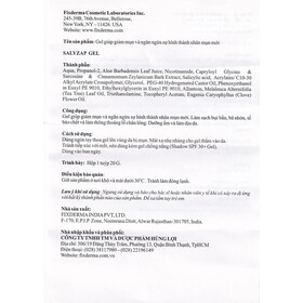 Gel Fixderma Salyzap Day Time giảm mụn và ngăn ngừa sự hình thành nhân mụn mới