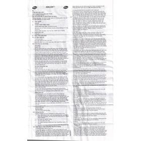 Thuốc Amlor 5mg Pfizer điều trị tăng huyết áp, thiếu máu cơ tim (3 vỉ x 10 viên)