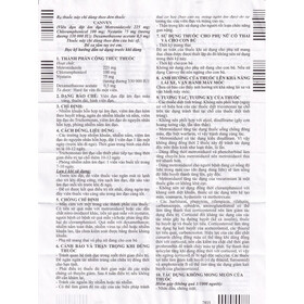 Thuốc đặt Canvey điều trị nhiễm khuẩn âm đạo, viêm âm đạo (2 vỉ x 5 viên)