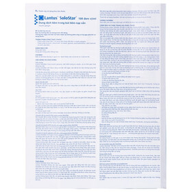 Bút tiêm Lantus Solostar điều trị đái tháo đường (5 cây x 3ml)