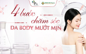 04 Bước Chăm Sóc Da Body Mướt Mịn