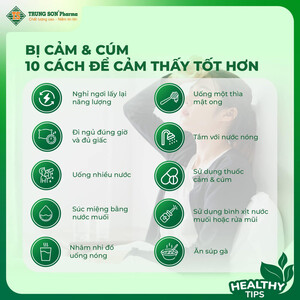 Top 10 Cách Cảm Thấy Dễ Chịu Hơn Khi Bị Cảm Cúm