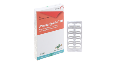 Thuốc Rosuliptin 10mg trị rối loạn lipid máu (1 vỉ x 10 viên)