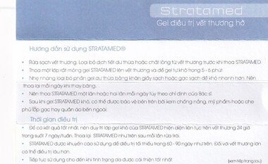 Gel Stratamed hỗ trợ cải thiện sẹo (5g)