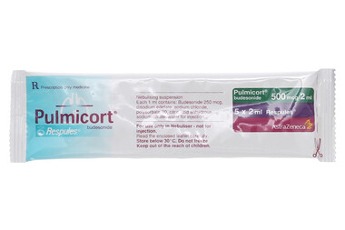 Hỗn dịch khí dung Pulmicort Respules AstraZeneca điều trị hen phế quản (500mcg/2ml x 20 ống)