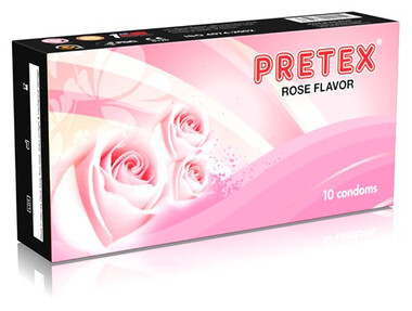 Bao cao su Pretex Rose Flavor hộp 10 cái