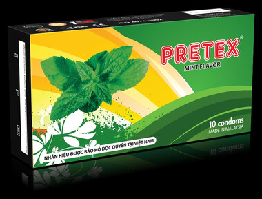 Bao cao su Pretex Mint Flavor (10 cái)