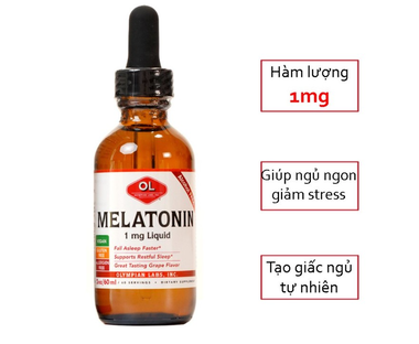 Thực phẩm bảo vệ sức khỏe Melatonin (60ml)