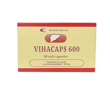 Thuốc Vihacaps 600mg cải thiện triệu chứng bệnh lý gan (50 viên)