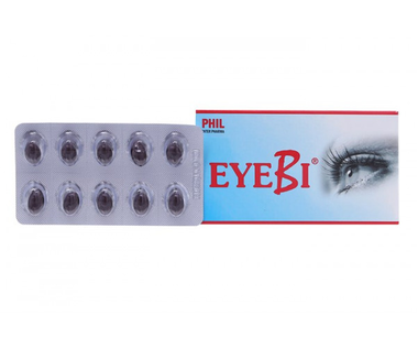 Thuốc Eyebi cải thiện thị lực, hỗ trợ trị bệnh lý về mắt (3 vỉ x 10 viên)