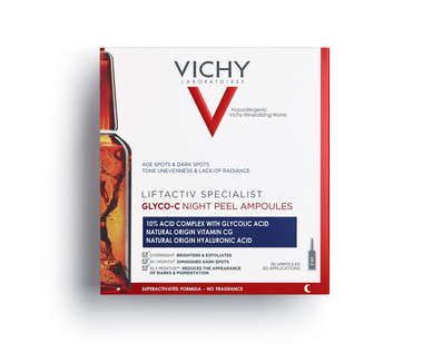 Dưỡng chất Vichy Glyco-C Ampoules giảm thâm nám và làm sáng da ban đêm (hộp 10 ống x 2ml)