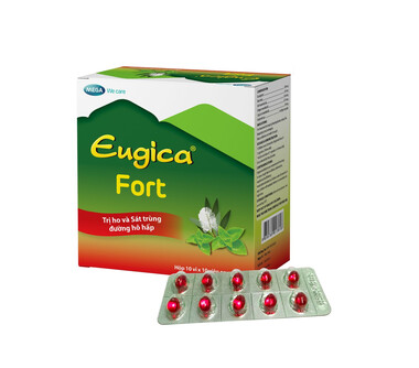 Thuốc Eugica Fort DHG hỗ trợ điều trị ho, đau họng, sổ mũi