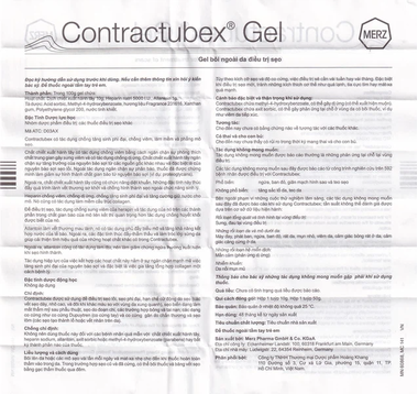 Gel bôi Contractubex trị sẹo lồi, sẹo phì đại (Tuýp 10g)