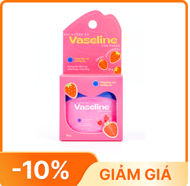 Sáp dưỡng ẩm Vaseline dâu 50G
