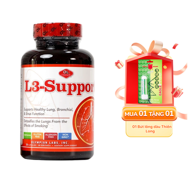 Thực phẩm bảo vệ sức khỏe L3-Support bổ phổi, phế quản (30 viên)