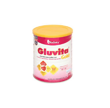 Sữa bột Gluvita Gold Vitadairy bổ sung dinh dưỡng cho người đái tháo đường, tiền đái tháo đường (400g)