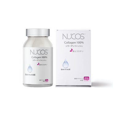 Viên uống Nucos Collagen 100% bổ sung collagen giúp tăng độ ẩm mịn cho làn da (90 viên)