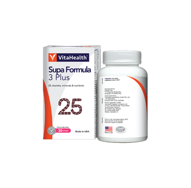 Thực phẩm bảo vệ sức khỏe VitaHealth Supa Formula 3 Plus (hộp 30 viên )