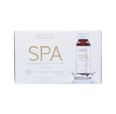 Nước Uống Nucos Spa 10.000 Hạn Chế Lão Hóa, Làm Đẹp Da (Hộp 10 Chai X 50ml)