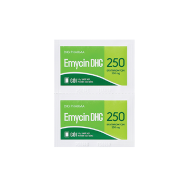 Bột Emycin DHG 250 điều trị nhiễm khuẩn (24 gói x 1.5g)