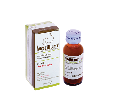 Hỗn dịch uống MOTILIUM SUSPENSION hỗ trợ điều trị triệu chứng nôn và buồn nôn (Chai 30ml)