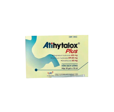 Thuốc Atihytalox Plus điều trị viêm loét tá tràng dạ dày cấp và mạn tính (30 gói)